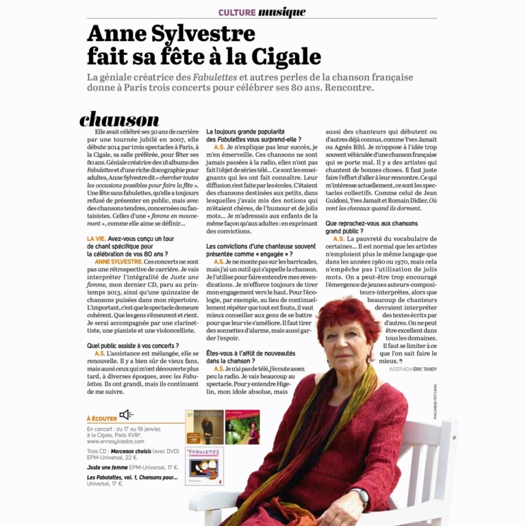 LA VIE 8 JANVIER 2014